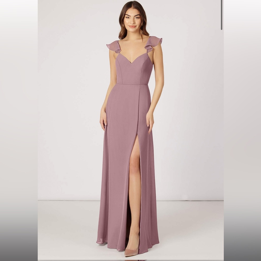 Azazie pink dress